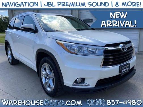 White 2016 Toyota Highlander Limited