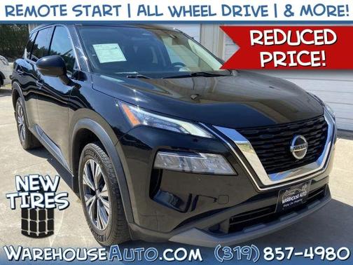 Black 2021 Nissan Rogue SV