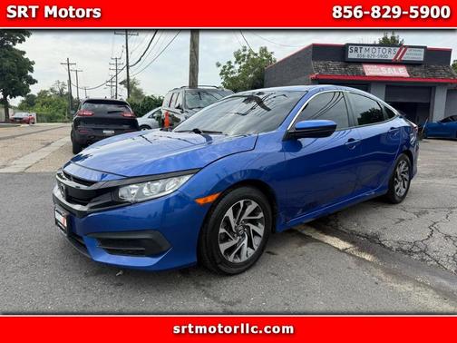 Blue 2018 Honda Civic EX