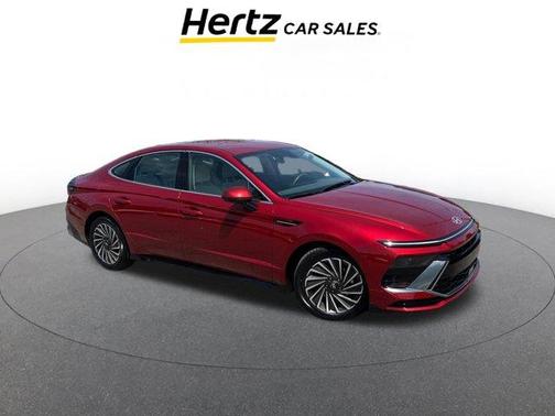 Red 2025 Hyundai SONATA Hybrid SEL