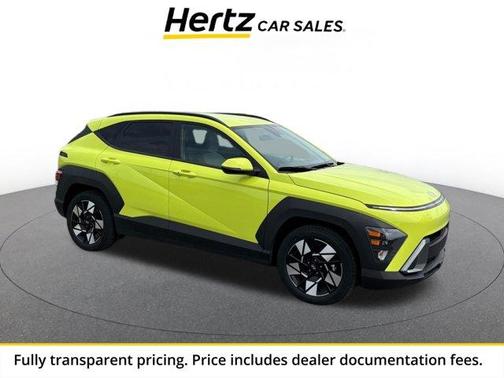 Yellow 2025 Hyundai KONA SEL