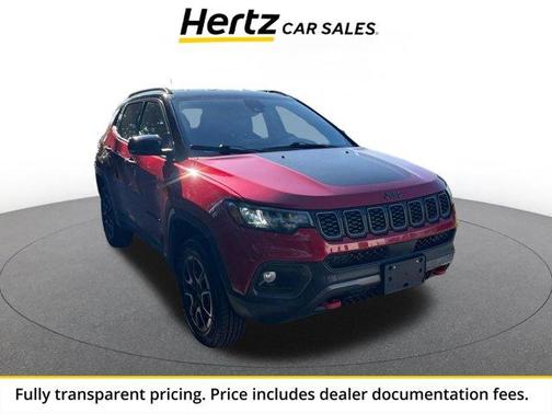 Red 2025 Jeep Compass Trailhawk