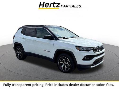 Bright White Clearcoat 2025 Jeep Compass Limited