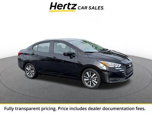 Black 2025 Nissan Versa 1.6 SV