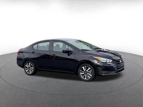 Black 2025 Nissan Versa 1.6 SV