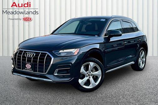 Manhattan Gray Metallic 2021 Audi Q5 45 Premium Plus