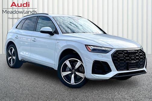 Glacier White Metallic 2023 Audi Q5 45 S line Prestige