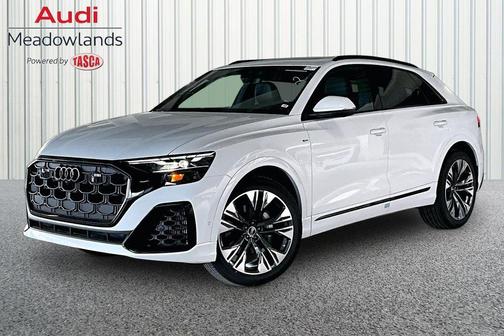 Glacier White Metallic 2026 Audi Q8 55 Premium Plus