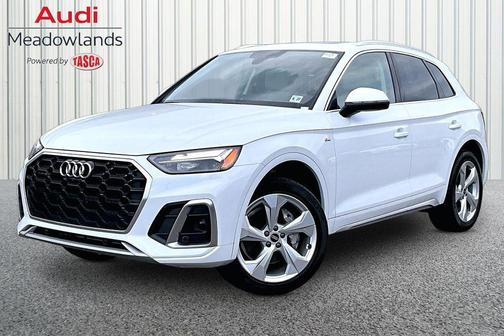 Glacier White Metallic 2022 Audi Q5 45 S line Premium Plus