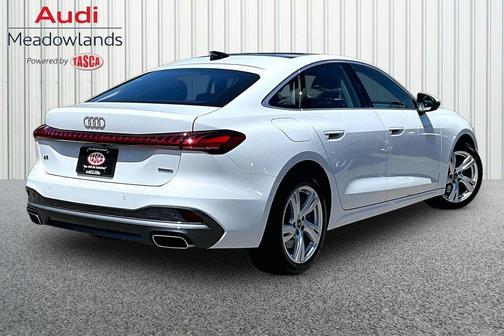 Glacier White Metallic 2025 Audi A5 Premium TFSI quattro S tronic