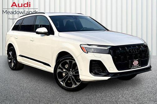 White 2025 Audi Q7 55 Premium Plus