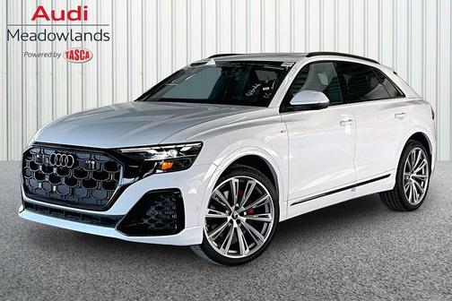 Glacier White Metallic 2026 Audi Q8 55 Prestige