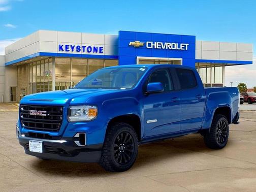 Dynamic Blue Metallic 2021 GMC Canyon Elevation