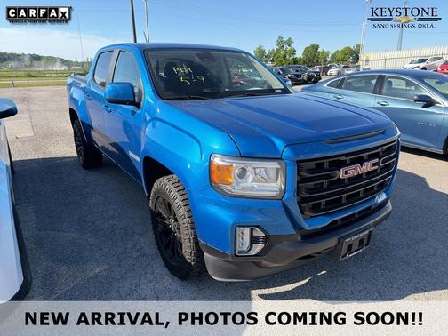 Dynamic Blue Metallic 2021 GMC Canyon Elevation