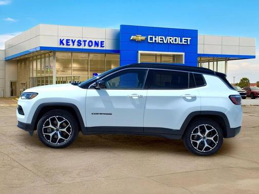 Bright White Clearcoat 2025 Jeep Compass Limited