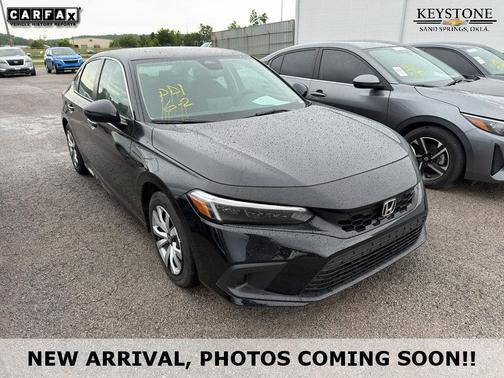 Crystal Black Pearl 2025 Honda Civic LX