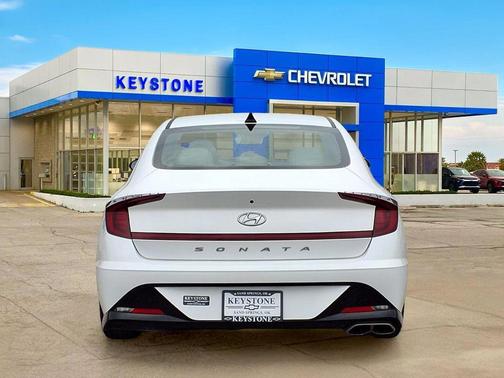 Serenity White 2023 Hyundai SONATA SEL
