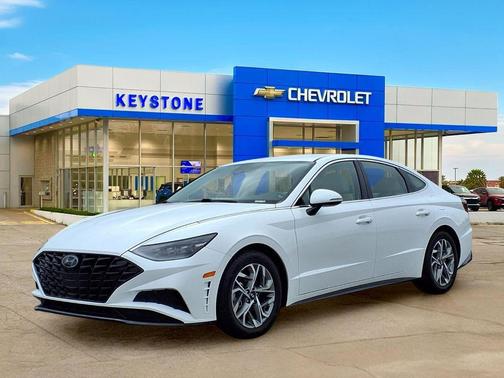 Serenity White 2023 Hyundai SONATA SEL