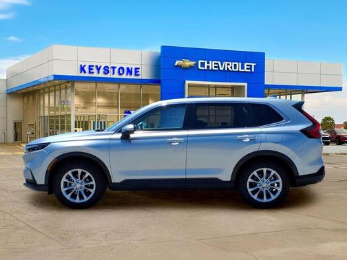Solar Silver Metallic 2025 Honda CR-V EX-L AWD