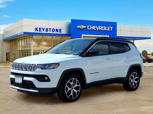 Bright White Clearcoat 2025 Jeep Compass Limited
