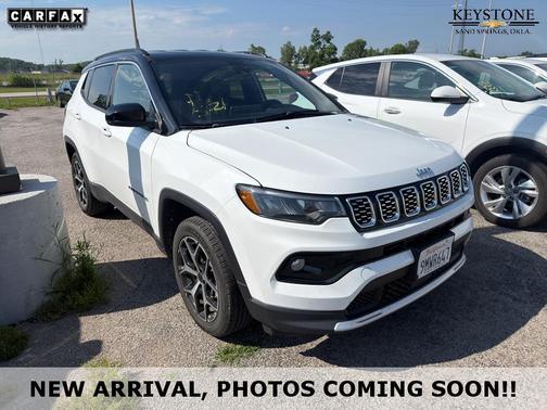 Bright White Clearcoat 2025 Jeep Compass Limited