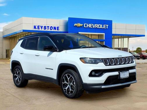 Bright White Clearcoat 2025 Jeep Compass Limited