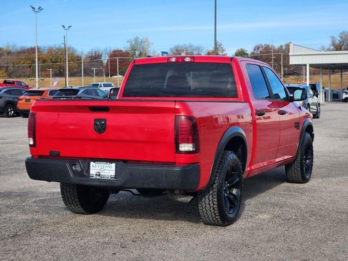 Flame Red Clearcoat 2024 RAM 1500 Classic Warlock Crew Cab 4x2 5'7' Box