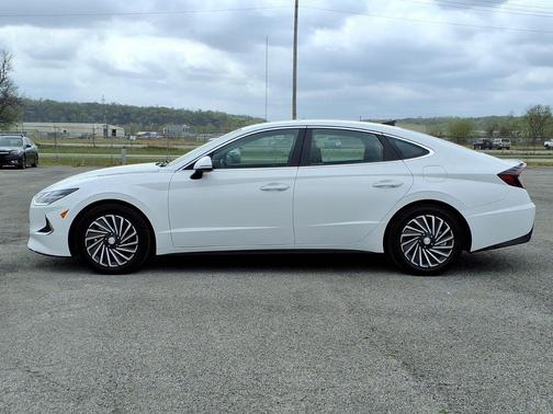 Serenity White 2023 Hyundai SONATA Hybrid SE