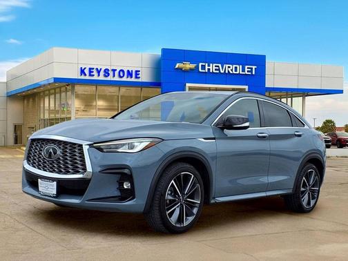 Slate Gray 2024 INFINITI QX55 LUXE