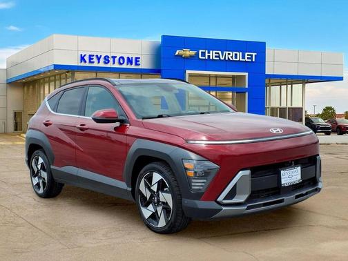 Ultimate Red Metallic 2024 Hyundai KONA Limited