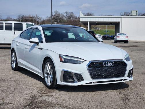 White 2024 Audi A5 Sportback 45 S Line Premium Plus Hatchback