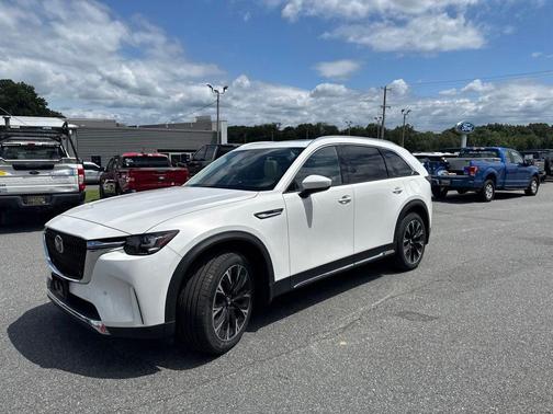 Rhodium White Premium 2024 Mazda CX-90 PHEV Premium Plus