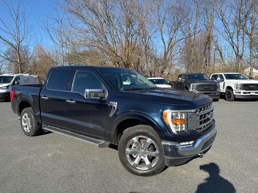 Antimatter Blue Metallic 2022 Ford F-150 Lariat
