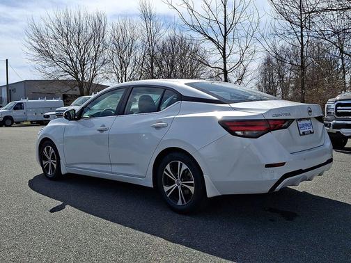 Aspen White Tricoat 2021 Nissan Sentra SV