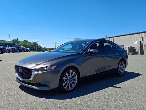 Machine Gray Metallic 2025 Mazda Mazda3 FWD w/Preferred Package