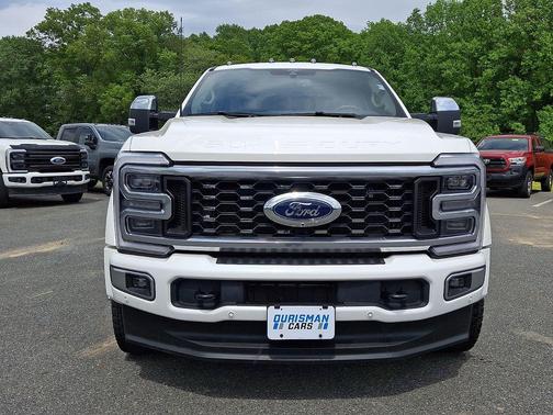 Star White Metallic Tri-Coat 2025 Ford F-450 Platinum