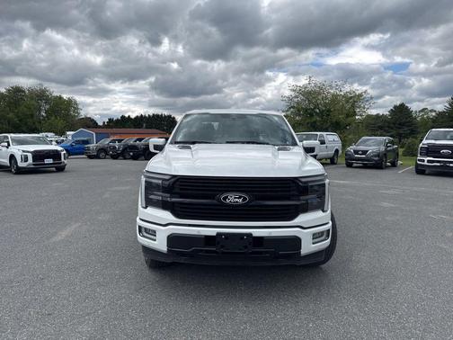 Star White Metallic Tri-Coat 2024 Ford F-150 Platinum