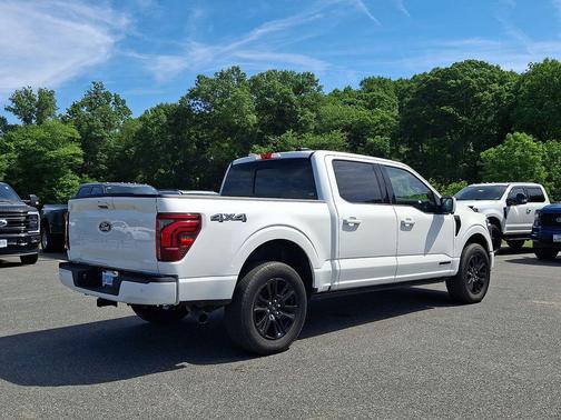Star White Metallic Tri-Coat 2024 Ford F-150 Platinum