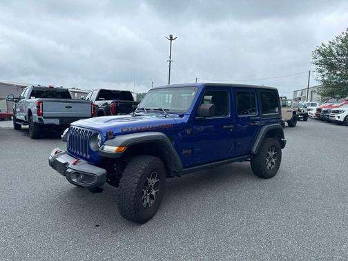 Ocean Blue Metallic Clearcoat 2019 Jeep Wrangler Unlimited Rubicon