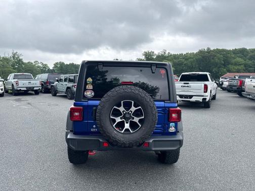 Ocean Blue Metallic Clearcoat 2019 Jeep Wrangler Unlimited Rubicon