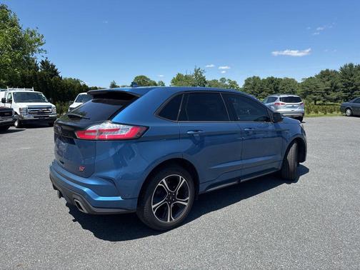 Blue Metallic 2019 Ford Edge ST