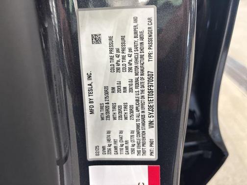 2025 Tesla Model 3 Performance