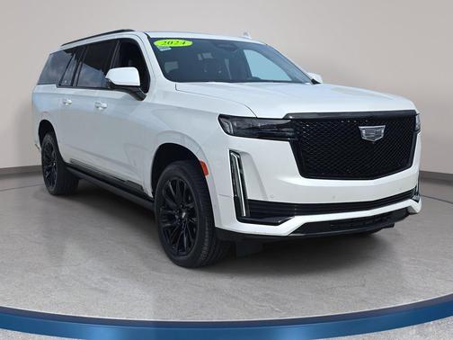 Crystal White Tricoat 2024 Cadillac Escalade ESV Sport Platinum