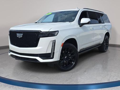 Crystal White Tricoat 2024 Cadillac Escalade ESV Sport Platinum