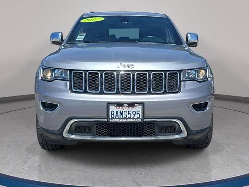 Billet Silver Metallic Clearcoat 2017 Jeep Grand Cherokee Limited