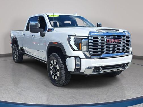 White Frost Tricoat 2024 GMC Sierra 2500 Denali