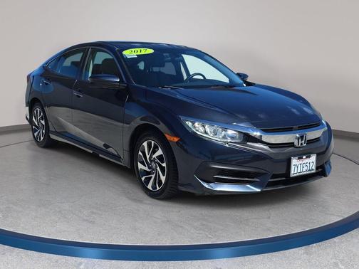 Modern Steel Metallic 2017 Honda Civic EX