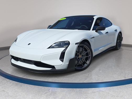 Ice Gray Metallic 2025 Porsche Taycan Turbo GT