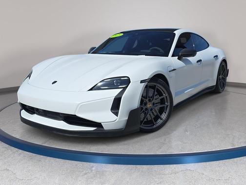 Ice Gray Metallic 2025 Porsche Taycan Turbo GT