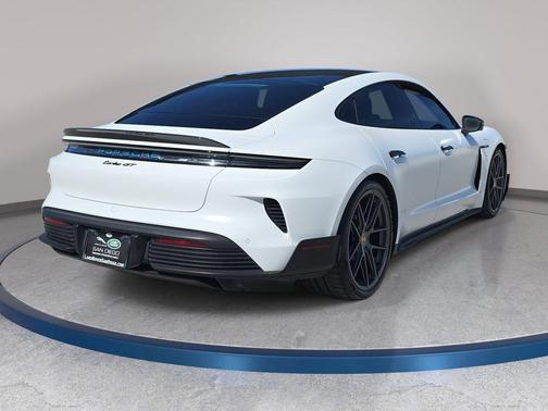 Ice Gray Metallic 2025 Porsche Taycan Turbo GT